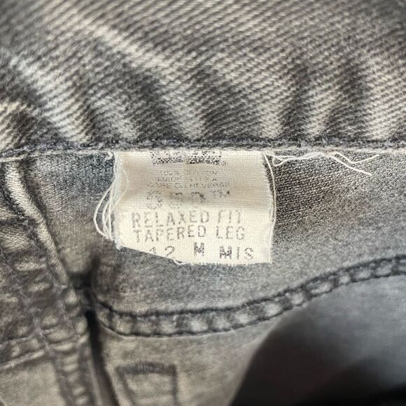 NWT Levi’s Black Denim Jeans Size 12 M Miss - Picture 6 of 6